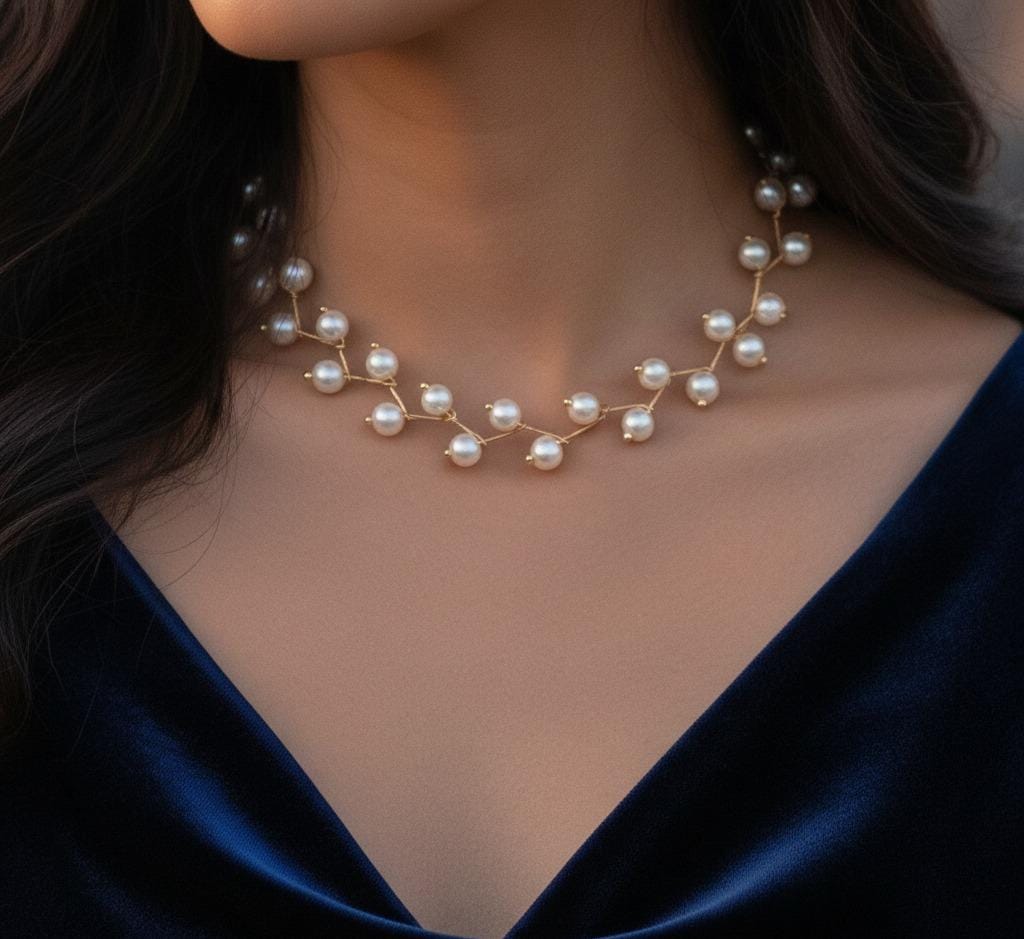 Fashion Pearl Clavicle Chain Neckband