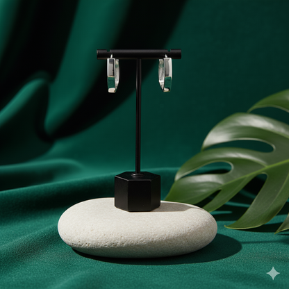 Geometric U Shaped Earrings