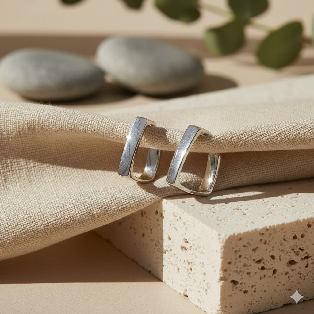 Geometric U Shaped Earrings