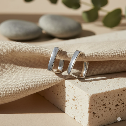 Geometric U Shaped Earrings