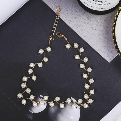 Fashion Pearl Clavicle Chain Neckband