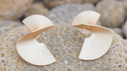 Irregular Geometric Shape Earrings