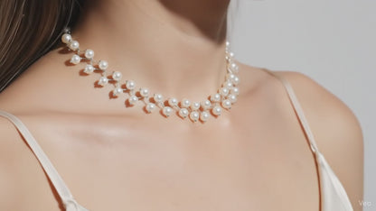 Fashion Pearl Clavicle Chain Neckband